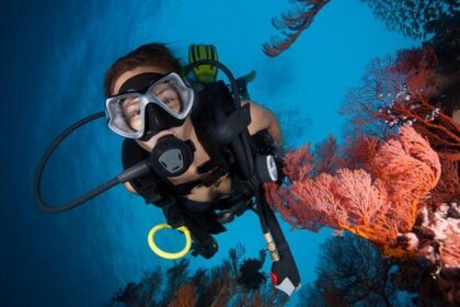 how to clear a scuba mask underwater